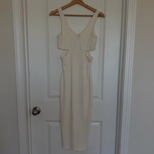 H&M Ribbed Cut Out Dress
